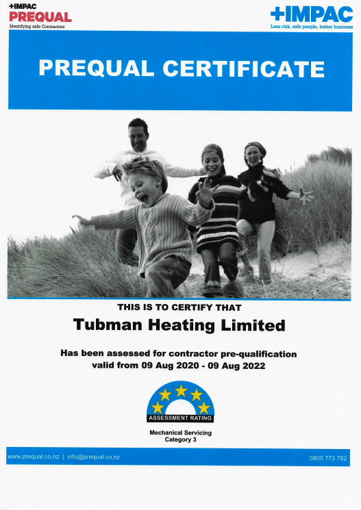 Tubman Heating is IMPAC Prequal Certified